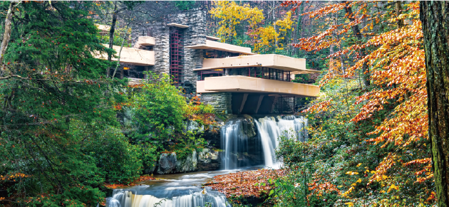 法蘭克·洛伊·萊特的另一代表作：落水山莊